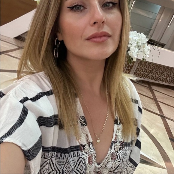 ZARA EMBROIDERED COTTON LONG DRESS NWT - Picture 9 of 14